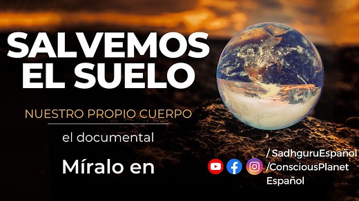 Mientras la humanidad lucha contra el cambio climático, los conflictos y cambios sociales sin precedentes, los principales científicos del clima y del medio ambiente del mundo colaboran con Sadhguru para destacar una amenaza aún mayor, la cual se puede transformar en una tremenda oportunidad, si actuamos en los próximos años. Basado en entrevistas con científicos galardonados, este documental pone de relieve cómo se está extinguiendo el suelo en todo el mundo. Esto está provocando una escasez de