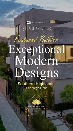 Looking for luxurious modern living in one of Las Vegas’ most desirable communities? 🏠 Stonewater by Blue Heron in Southern Highlands offers ✨ Architecturally stunning homes ✨ Optional sky decks ✨ Smart-home features ✨ Tranquil, tree-lined location ✨ Fully customizable design options Perfect for those who want to live an INDOOR and OUTDOOR lifestyle with the convenience of a gated community. Homes start at $1.36M 💎 If you’re interested or you know someone who would like a tour of Stonewater in