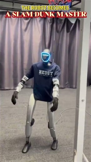 The #robot becomes a slam dunk master #Innovatechina #Chinatiktok #fyp