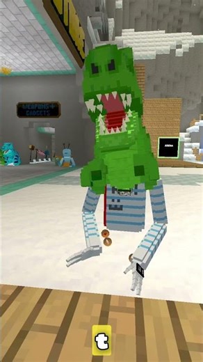 Dinosaur skins and hats are all over this new update in #animalblocks