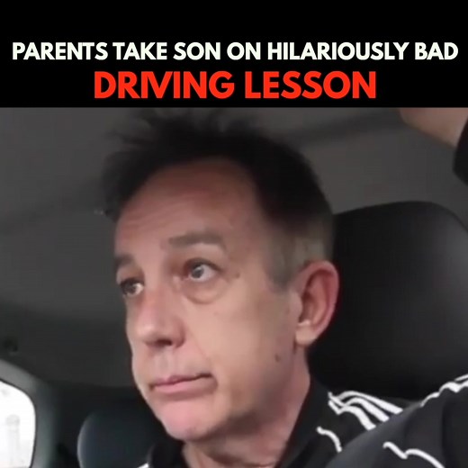 Kieran's First Driving Lesson with Dad