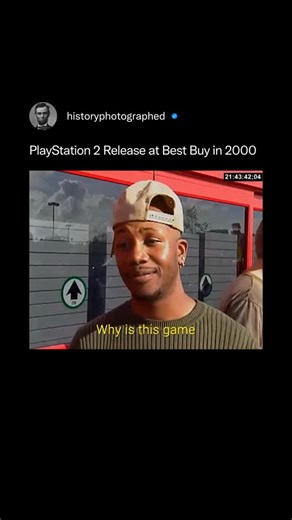 History Photographed | The PlayStation 2 was released in North America on October 26, 2000. ⁠ ⁠ The console was available for purchase at Best Buy, among other... | Instagram