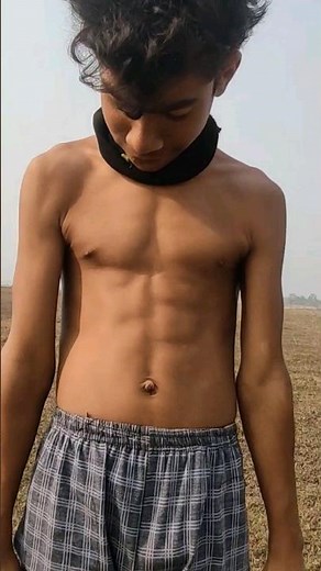 10 year boys six pack abs without workout 😱 #sixpack