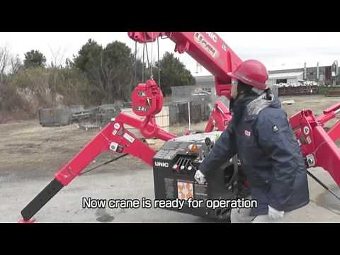 Furukawa UNIC Mini-Crawler Cranes: Operations Guide