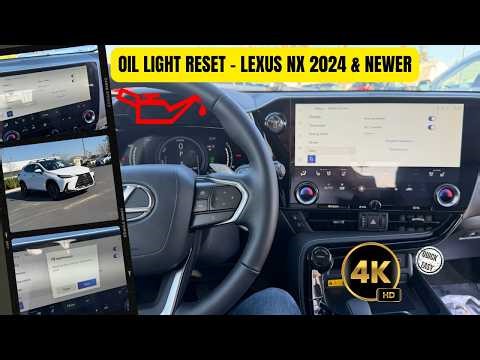 Oil Reset for Lexus NX 2023 and newer