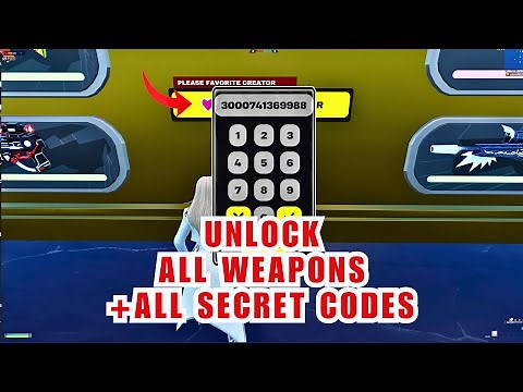 ALL SECRET CODE CRAZY RED VS BLUE 2898-7886-8847 - Fortnite