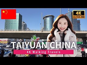 【China Walk】Taiyuan City Walking Tour, March 2025 | 4K HDR 60fps