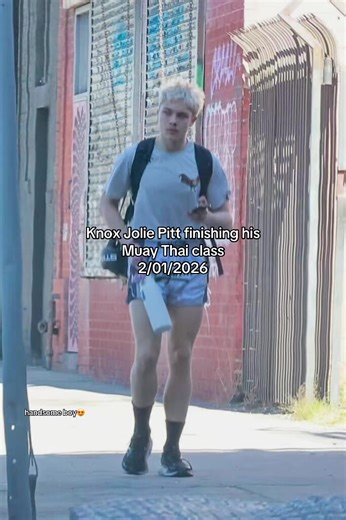 Knox Jolie Pitt After Muay Thai Class