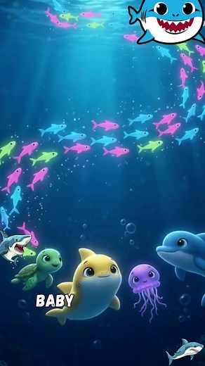 140K views · 1.3K reactions | Baby Sharko and friends saw the Glowing fishes insde the deep sea #babyshark #babysharkdoodoo #reel #reelfacebook #cartoon #animation | A2ZforKids | Facebook