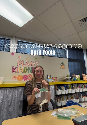 Marshmallow Farming Prank for April Fool's Day