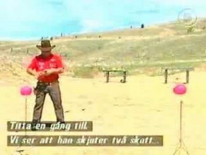 Quick draw and sharp shooter...