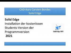 Install Solid Edge Student 2021