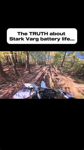 Stark Varg eBike battery life test — real-world dirtbike range