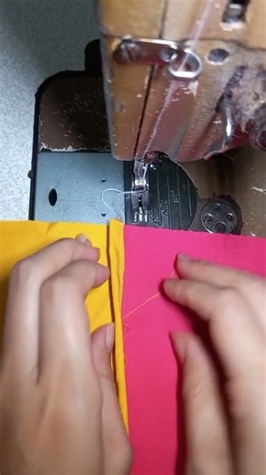 how to straight stitch sewing simple and easy #asmrmachine #satisfying #stitching #sewingtip