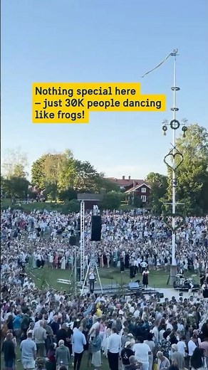 Sweden's biggest Midsummer celebration
