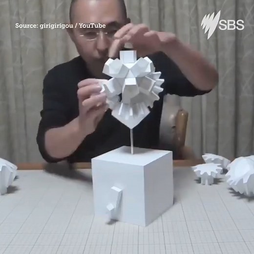 This Japanese designer's incredible moving origami will blow your mind 🤯 | SBS Australia