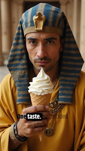 I Brought Ice Cream to Ancient Egypt. Pharaoh Lost His Mind. 🍦👑💀 #WhatIf #History #Viral