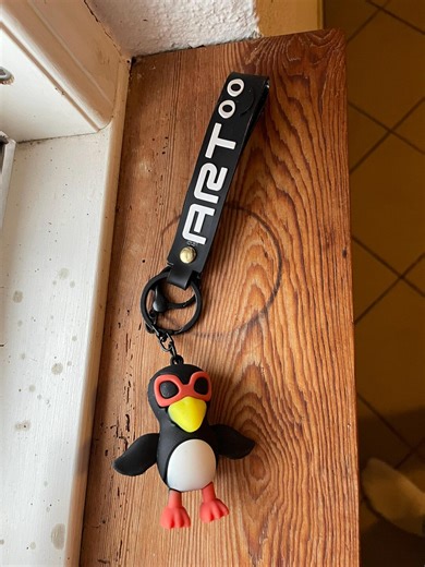 Italian Penguin Brainrot Meme Keychain: Funny Cartoon Bag Pendant - Etsy