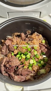 Rice Cooker Gyudon Recipe
