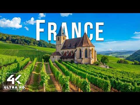 France 4K | Lavender Fields, Coastal Cliffs & Fairytale Villages