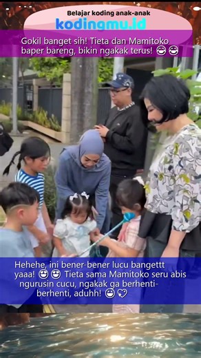 Serunya Tieta Ngurus Cucu Bareng Mamitoko Bikin Ngakak