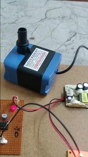 Automatic Plant watering system using LM358 comparator