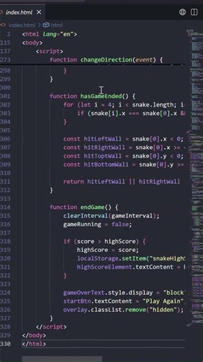 🎮 Build an Aesthetic Snake Neo Game in HTML CSS JS