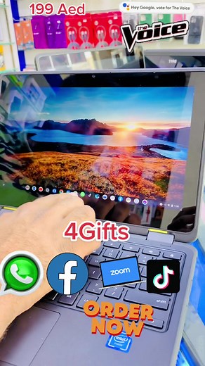 Dell Chromebook Touch Screen and 360 degree rotation@NewTouchMobiles✅ #hot #offer #satwa #abudhabitiktok #muweileh💥 #fyp #fypシ゚viral #dreamtheimpossible #backtoschool #chromebook #ipad7thgeneration