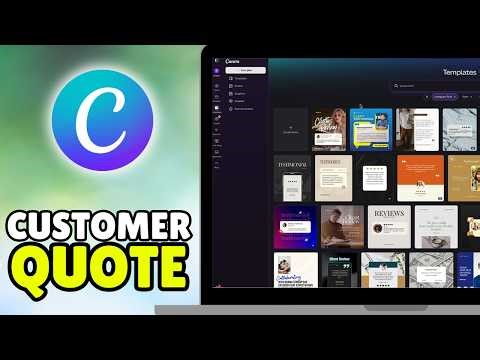 How To Make Quotation In Canva (2026) - Create Customer Quote In Canva