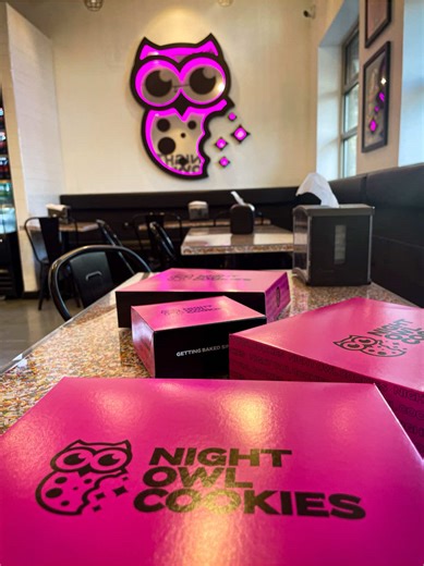 Late nights, elevated perks. 🌙✨ Ordered on the Night Owl app, quick pickup in Winter Park — and yes, free cookie when you download. @Night Owl Cookies #FoodReels #OrlandoEats #WinterParkFL #ExplorePage #ViralReels