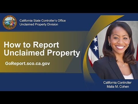 How to Report Unclaimed Property