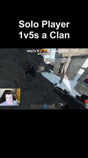 Solo Player Takes on Rust Clan and Wins