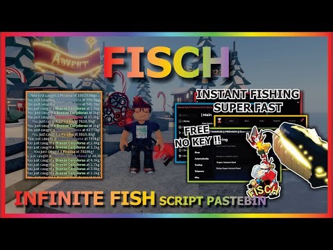 FISCH Script Pastebin 2025 INFINITE FISH, INSTANT FISHING, EZ EVENT, UNDETECTED, SANTA (NO KEY) 🎄