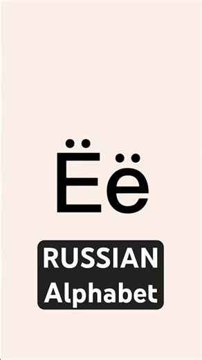 Russian Alphabet