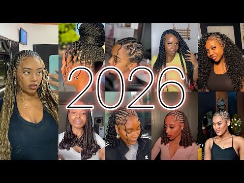 🔥2026 Braids Hairstyles Ideas For Black Ladies‼️New & Trendy Styles, choose your favourite