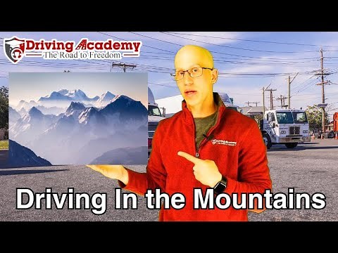 How to Drive a Tractor Trailer Over a MOUNTAIN - Get Your CDL with Driving Academy