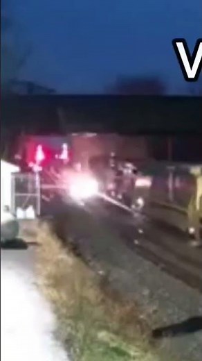 CSX Train hits a car in Fairport, NY