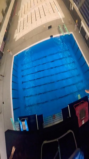 POV double at Olympic diving pool
