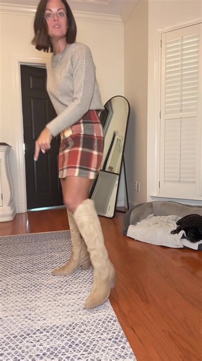 Knee-high cowboy boots! Soft, flexible, low block heel, and extremely comfortable to wear all day. A great deal if you can't afford an expensive investment. Check the sizing chart if you're worried about your calf size, but I find these pretty roomy. True to size #cowboyboots #fallboots #kneehighboots #westernboots #tiktokshopfalldealsforyou