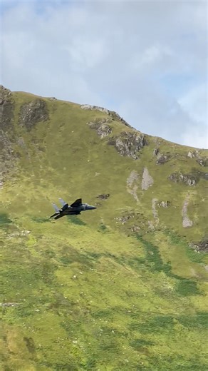 Single Eagle through the loop they morning #USAF #eagle #mach loop | David Lister photography