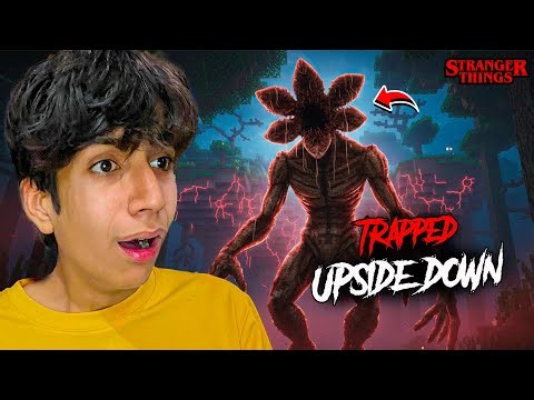 I Got Trapped in the Upside Down 😱 | Minecraft Stranger Things Horror