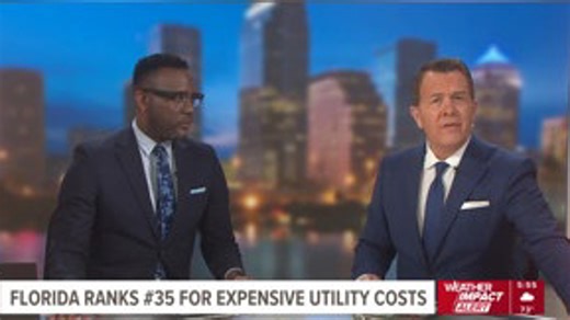 Florida ranks 35th for most expensive utility costs, according to study
