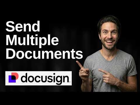 How To Send Multiple Documents In DocuSign (2026 Easy Guide)