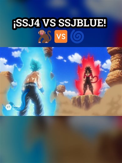 Goku SSJ4 vs Goku SSJ Blue: Epic Dragon Ball Super Showdown