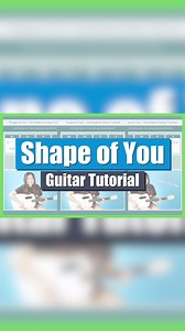 1.1K views · 17 reactions | Here’s an EASY way to play “Shape of You” by Ed Sheeran on the guitar!  Check out my full tutorial on YouTube! 珞 https://youtu.be/_2sJ52nl3OI?si=xAC3dgZfPM5MPohU | For3v3rfaithful | Facebook