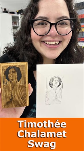 Calling all Timothée Chalamet fans! Create your own Timmy merch by visiting a PLS Maker Lab.☺️ Create, stickers, puzzles, and more! Visit our website to get started!💙 | Pioneer Library System