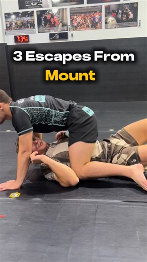 70K views · 2.9K reactions | These are my 3 favorite escapes from bottom mount, give them a shot and tell me how it goes in the comments! #bjj #jiujitsu #grappling #nogi #bjjreels #mma #nogijiujitsu #bjjdrills | Gabe Reed | Facebook