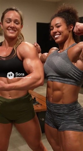 #pecs #flex #muscle #girls #fitness