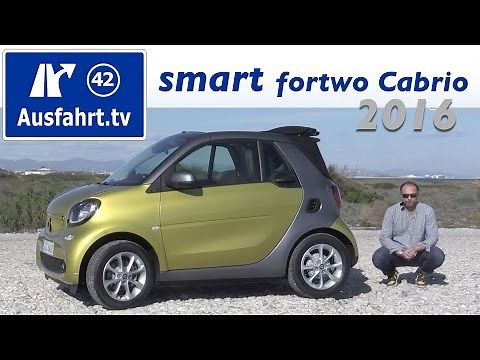 2016 smart fortwo Cabriolet (453) - Test drive report, test, review