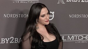 Kat Dennings arrives at the 2018 Baby2Baby Gala in Los Angeles